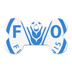 Logo Of Food And Agriculture Organization Dog Tag Bone (two Sides) by abbeyz71