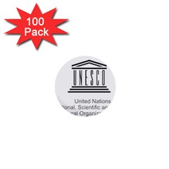 Logo Of Unesco 1  Mini Buttons (100 Pack)  by abbeyz71