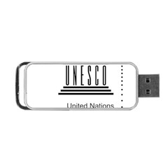 Logo Of Unesco Portable Usb Flash (two Sides)