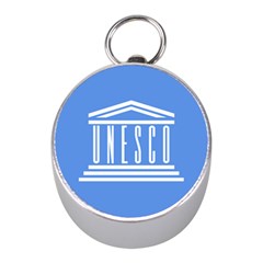 Flag Of Unesco Mini Silver Compasses by abbeyz71