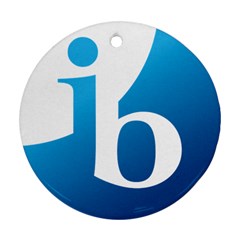 International Baccalaureate Logo Ornament (round) by abbeyz71
