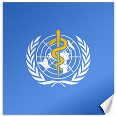 Flag Of World Health Organization Canvas 16  X 16  by abbeyz71