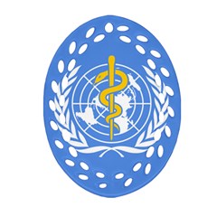 Flag Of World Health Organization Ornament (oval Filigree) by abbeyz71