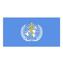 Flag Of World Health Organization Satin Shawl by abbeyz71