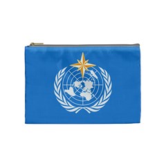 Flag Of World Meteorological Organization Cosmetic Bag (medium) by abbeyz71