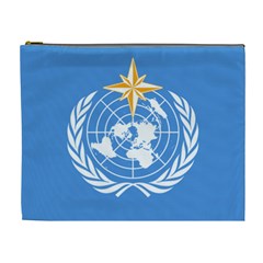 Flag Of World Meteorological Organization Cosmetic Bag (xl) by abbeyz71