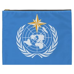 Flag Of World Meteorological Organization Cosmetic Bag (xxxl) by abbeyz71