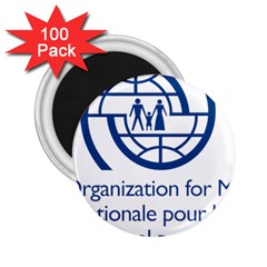 Logo Of International Organization For Migration 2 25  Magnets (100 Pack)  by abbeyz71