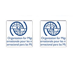 Logo Of International Organization For Migration Cufflinks (square) by abbeyz71