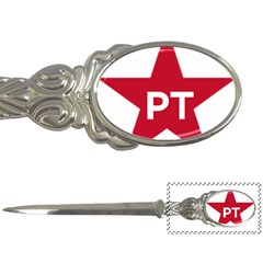 Logo Of Brazil Workers Party Letter Opener by abbeyz71