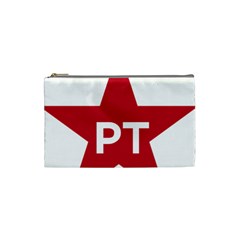 Logo Of Brazil Workers Party Cosmetic Bag (small) by abbeyz71