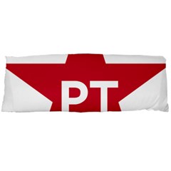 Logo Of Brazil Workers Party Body Pillow Case Dakimakura (two Sides) by abbeyz71