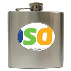 Logo Of Brazil Social Democratic Party Hip Flask (6 Oz) by abbeyz71