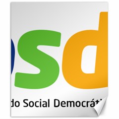 Logo Of Brazil Social Democratic Party Canvas 20  X 24  by abbeyz71