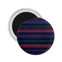 Stripes Pink Purple Teal Grey 2 25  Magnets by BrightVibesDesign