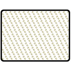 No Step On Snek Pattern White Background Meme Fleece Blanket (large) by snek