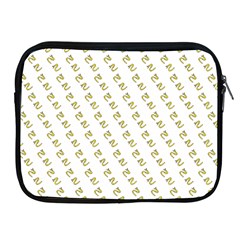 No Step On Snek Pattern White Background Meme Apple Ipad Zipper Case by snek