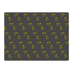 No Step On Snek Pattern Charcoal Dark Gray Background Meme Double Sided Flano Blanket (mini) by snek