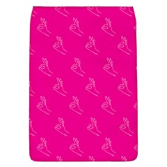 A-ok Perfect Handsign Maga Pro-trump Patriot On Pink Background Removable Flap Cover (l) by snek