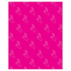 A-ok Perfect Handsign Maga Pro-trump Patriot On Pink Background Drawstring Bag (small) by snek
