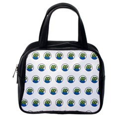 Apu Apustaja With Banana Phone Wall Eyed Pepe The Frog Pattern Kekistan Classic Handbag (one Side) by snek