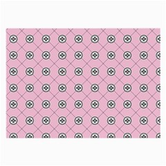 Kekistan Logo Pattern On Pink Background Large Glasses Cloth by snek