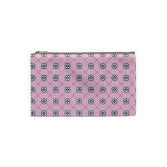 Kekistan Logo Pattern On Pink Background Cosmetic Bag (small) by snek