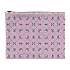 Kekistan Logo Pattern On Pink Background Cosmetic Bag (xl) by snek