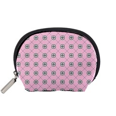 Kekistan Logo Pattern On Pink Background Accessory Pouch (small) by snek