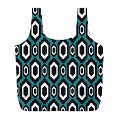 Decorative Pattern Full Print Recycle Bag (l)