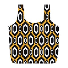 Decorative Pattern Full Print Recycle Bag (l)