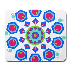 Mandala Geometric Design Pattern Large Mousepads by Pakrebo