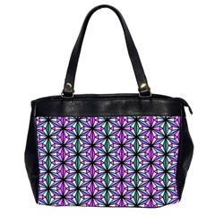 Geometric Patterns Triangle Seamless Oversize Office Handbag (2 Sides) by Pakrebo