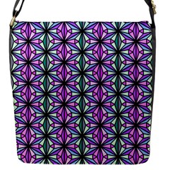 Geometric Patterns Triangle Seamless Flap Closure Messenger Bag (s) by Pakrebo