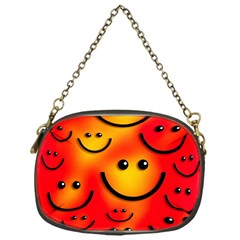 Smile Smiling Face Happy Cute Chain Purse (one Side) by Pakrebo