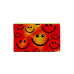 Smile Smiling Face Happy Cute Cosmetic Bag (XS) Front