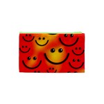 Smile Smiling Face Happy Cute Cosmetic Bag (XS) Back