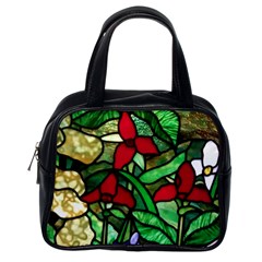 Stained Glass Art Window Church Classic Handbag (one Side) by Pakrebo