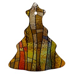 Stained Glass Window Colorful Christmas Tree Ornament (two Sides)