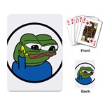 Apu Apustaja with banana phone Wall eyed Pepe the frog Kekistan Playing Cards Single Design Back