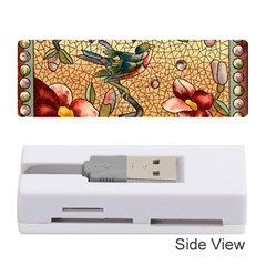 Flower Cubism Mosaic Vintage Memory Card Reader (stick) by Pakrebo