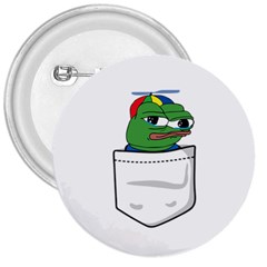 Apu Apustaja Crying Pepe The Frog Pocket Tee Kekistan 3  Buttons by snek