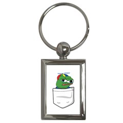 Apu Apustaja Crying Pepe The Frog Pocket Tee Kekistan Key Chains (rectangle)  by snek