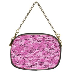 Pink Camouflage Army Military Girl Chain Purse (two Sides) by snek