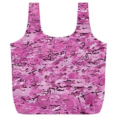 Pink Camouflage Army Military Girl Full Print Recycle Bag (xl) by snek