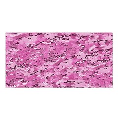 Pink Camouflage Army Military Girl Satin Shawl by snek