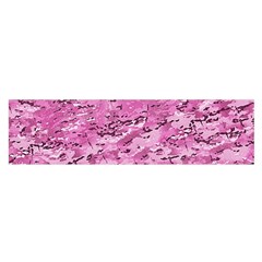 Pink Camouflage Army Military Girl Satin Scarf (oblong) by snek