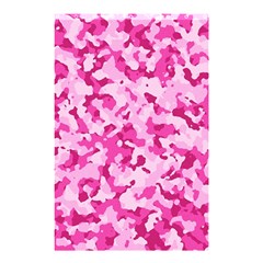 Standard Pink Camouflage Army Military Girl Funny Pattern Shower Curtain 48  X 72  (small)  by snek