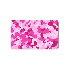 Standard Pink Camouflage Army Military Girl Magnet (name Card) by snek