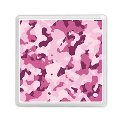 Standard Violet Pink Camouflage Army Military Girl Memory Card Reader (square) by snek